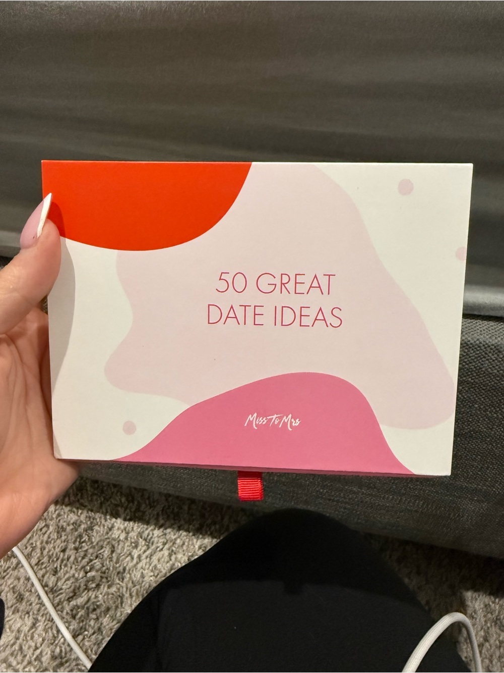 50 Great Date Ideas Card Deck – Pink & Red